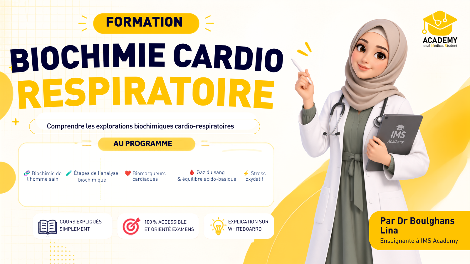 Biochimie cardio respiratoire